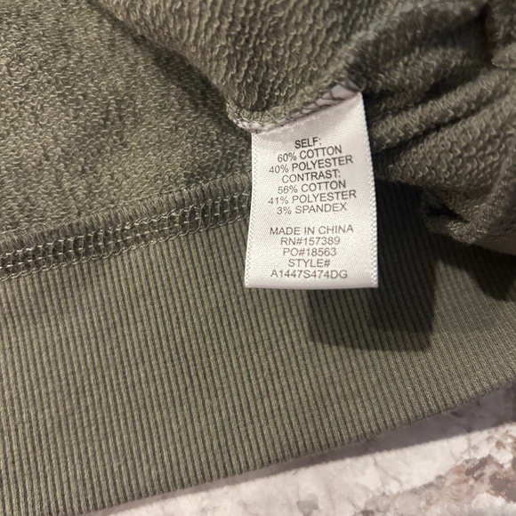 Women’s Dry Goods oversized Sweatshirt Green Large - Picture 8 of 9